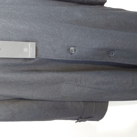 Schneiders- Mens Jimmie Rainloden Charcoal Dress Coat Austria Wool Sz.L (44-46) - Picture 7 of 16